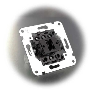 ChiliTec DELPHI Kreuzschalter 250V 10A UP Weiß Schalter
