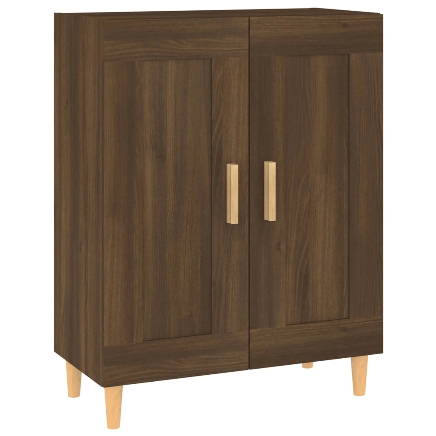 vidaXL Sideboard Braun Eichen-Optik 69,5x34x90 cm Holzwerkstoff 817341 günstig online kaufen