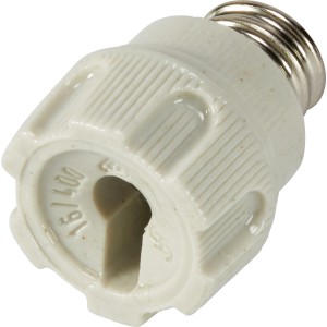 2er-Set Schraubkappen D01/E14 für Schmelzsicherungen, Porzellan, mit Stromprüfvorrichtung.