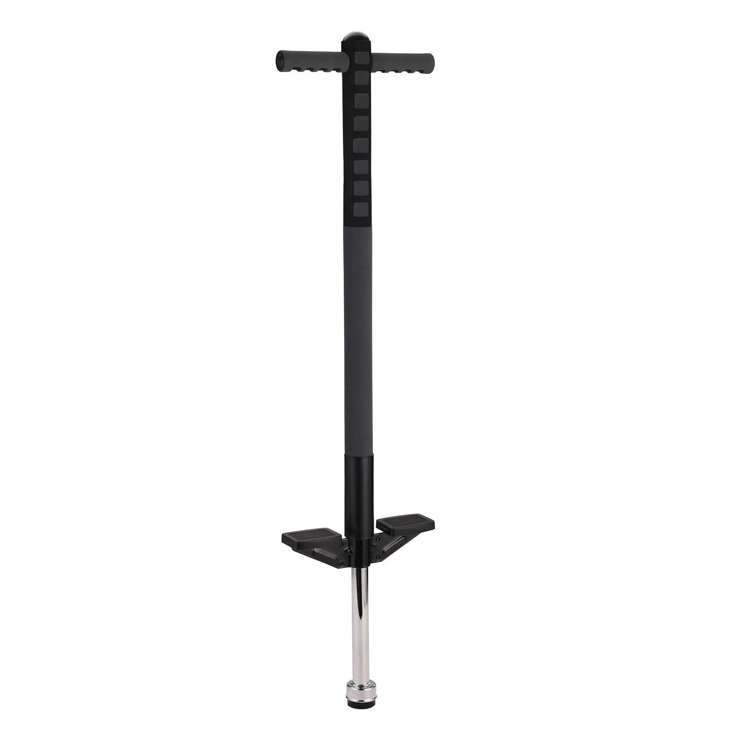 Relaxdays Pogo Stick Edelstahl Schwarz Rutschfest Bis 35 kg 95 cm x 24 cm x 6 cm 1,6 kg