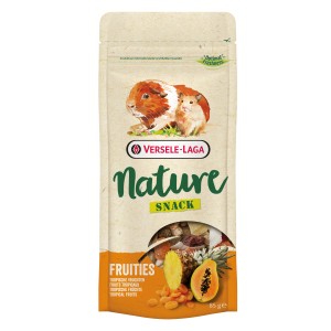 Nature Snack Fruities 85g: Nager-Snack mit Ananas, Papaya und Kokosnuss für Kaninchen und Nagetiere.