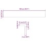 vidaXL Fensterbänke 2 Stk Hellbraun 100x15x2 cm Massivholz Eiche 4009128_10