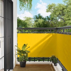 vidaXL Balkonsichtschutz Gelb 90 x 200 cm 42030790