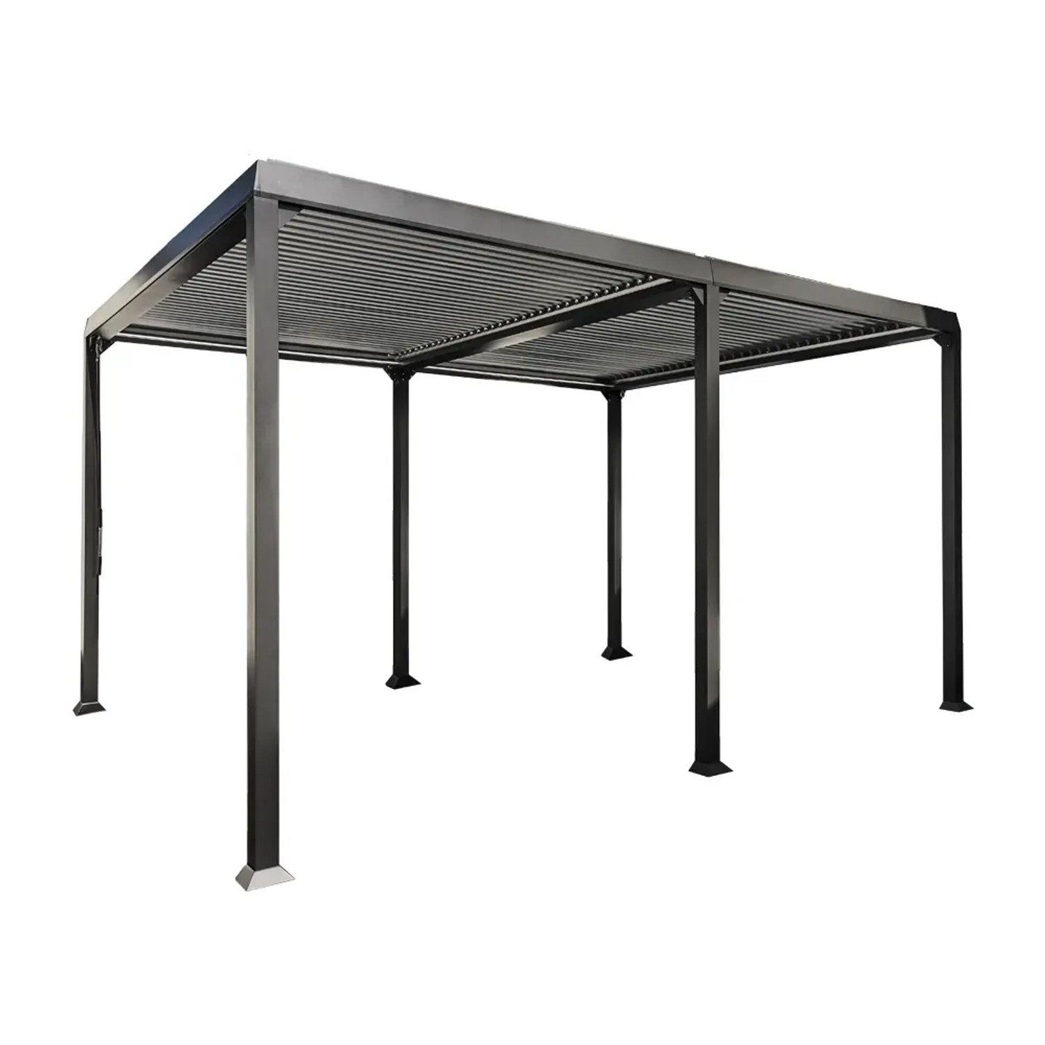Home Deluxe Pavillon Cannes mit Lamellendach aus Aluminium, 400x303x223 cm.