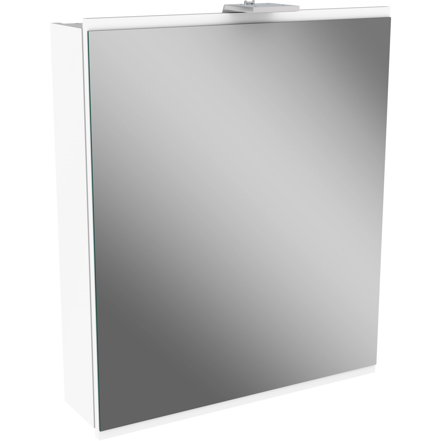 Fackelmann Spiegelschrank Lima Weiß 60 cm mit Softclose Türen