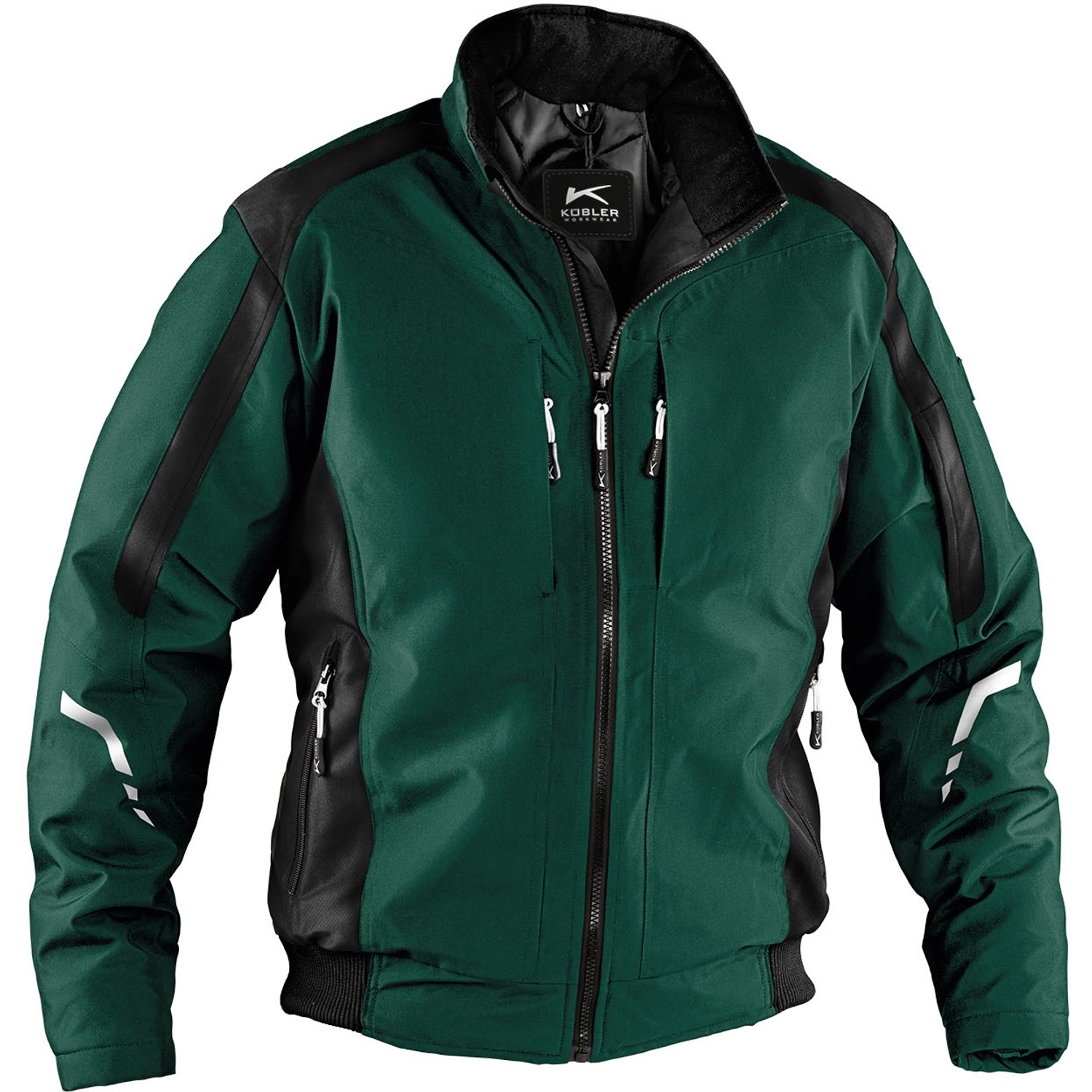 Kübler Workwear Wetterbundjacke Moosgrün/Schwarz Gr. XL