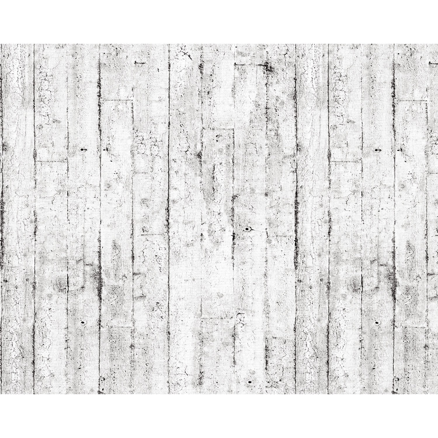 EDEM 81108BR05 Holz Tapete Shabby Chic Matt Weiß Grau Braun 1,06 m x 10,05 günstig online kaufen