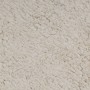 Detailaufnahme: Weißes, flauschiges Badematten-Set (2-tlg.) aus Baumwolle.