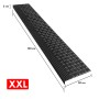 5er-Set KARAT Stufenmatten aus Gummi, wetterfest, rutschhemmend, 30x120 cm, Diamond Design.