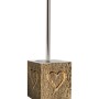 Sanilo WC-Bürste True Love mit Herz-Motiv und Edelstahlgriff.