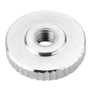 SOTECH Rändelmutter M3, Edelstahl V2A, flache Form, Griffmutter für Schrauben.