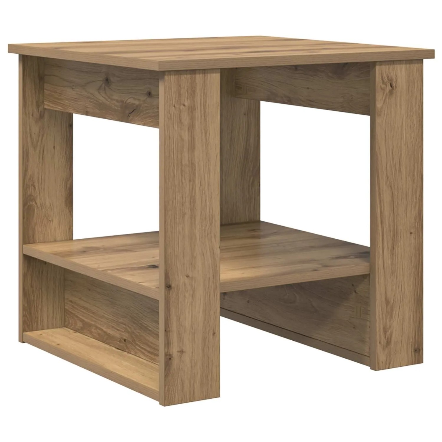 vidaXL Couchtisch Artisan-Eiche 51 x 50 x 50 cm Holzwerkstoff 8000203 günstig online kaufen