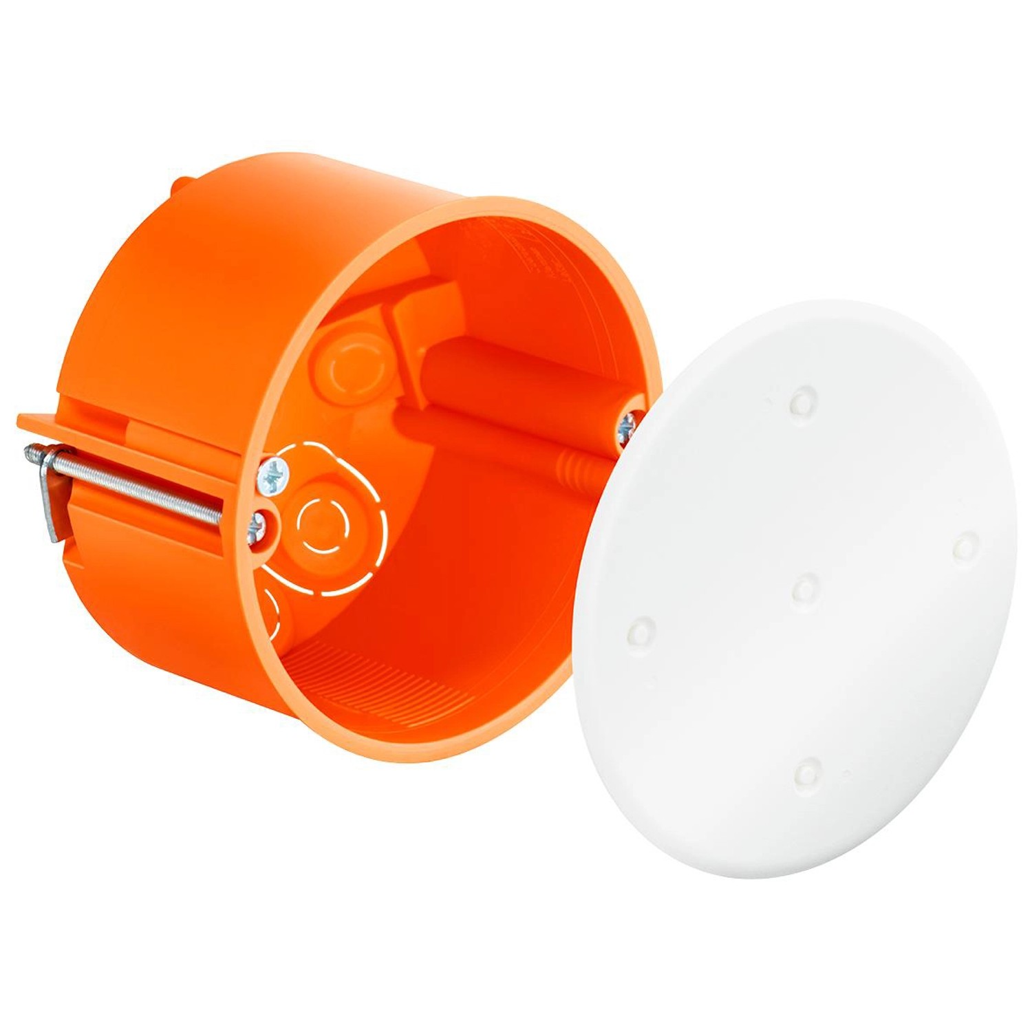 Kaiser Verbindungsdose 9071-01 mit Deckel Orange-Weiß