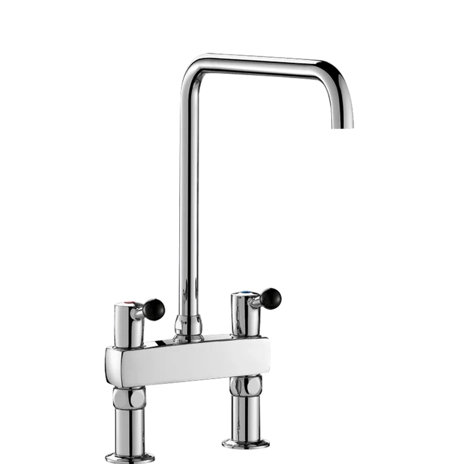 Delabie Standarmatur 2-Loch Schwenkauslauf Ø22 L300 H380, 100,/min