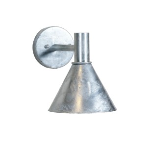 PR Home Mini-Tripp Wandleuchte aus verzinktem Metall für den Außenbereich.