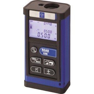 LUX Laserentfernungsmesser mit 30 m Reichweite für präzise Messungen.