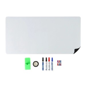 Relaxdays Whiteboard Folie Kunststoff Weiß Magnetisch Selbstklebend 40 cm x 80 cm