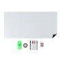 Relaxdays Whiteboard Folie Kunststoff Weiß Magnetisch Selbstklebend 40 cm x 80 cm