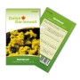 Samentüte Steinkraut Goldkörbchen von Deine Gartenwelt mit gelben Blüten.
