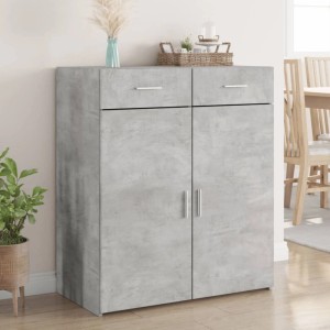 vidaXL Sideboard Betongrau 80x42,5x93 cm Holzwerkstoff 3281472
