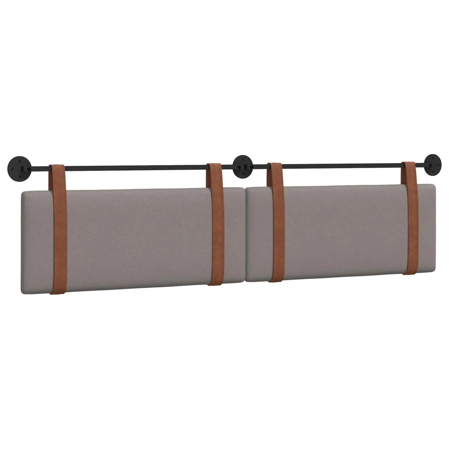 vidaXL Hängevorderseite Wandmontiert Taupe 210 x 55 x 5 cm Antikes PU 42031549