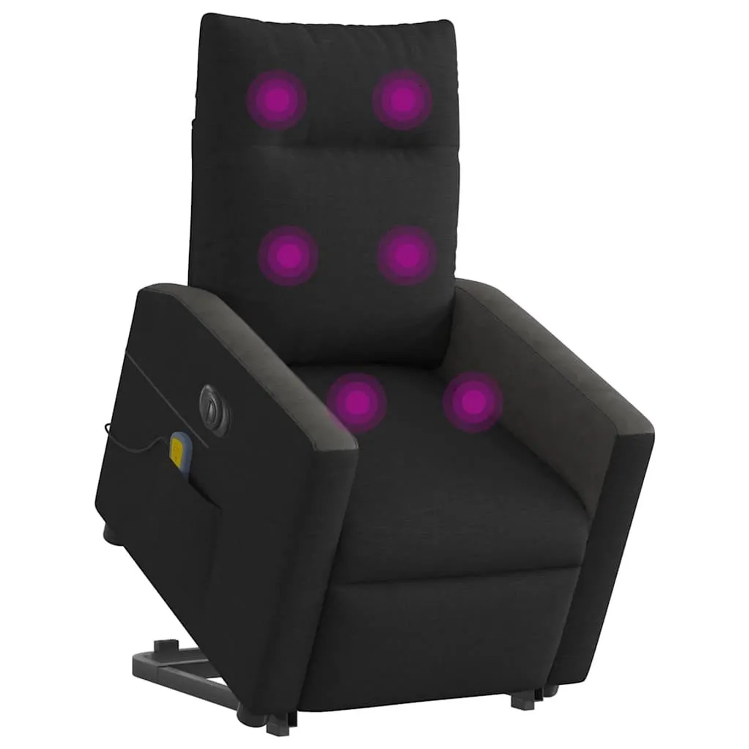 vidaXL Elektrischer Massagesessel mit Aufstehhilfe Schwarz Stoff 3324075 günstig online kaufen
