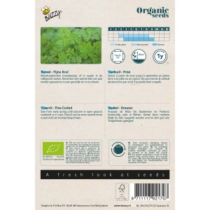 Buzzy Organic Kerbel KrauserBio SamenCa. 1,75 grAussaat von März bis September im Freiland