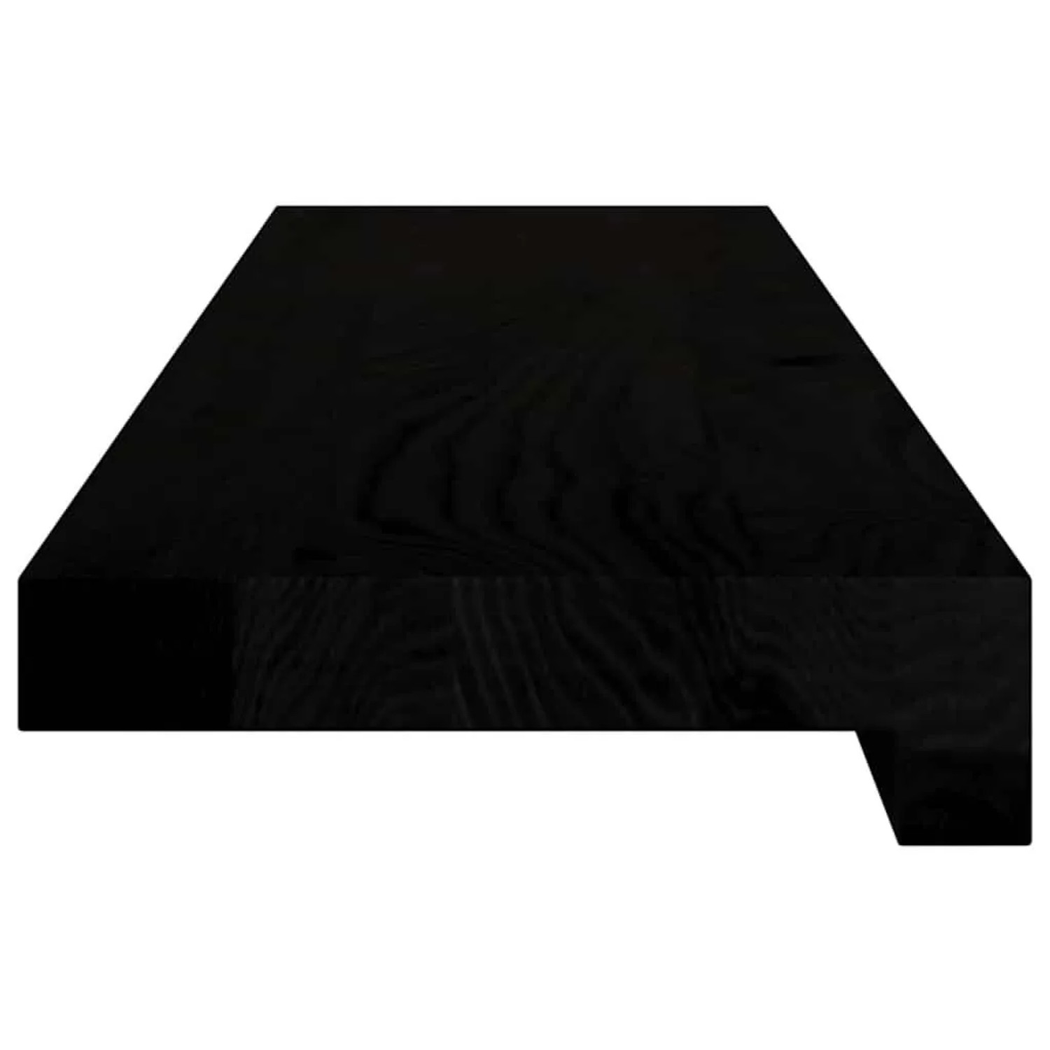vidaXL Fensterbänke 2 Stk Dunkelbraun 80x15x2 cm Massivholz Eiche 4009166_5