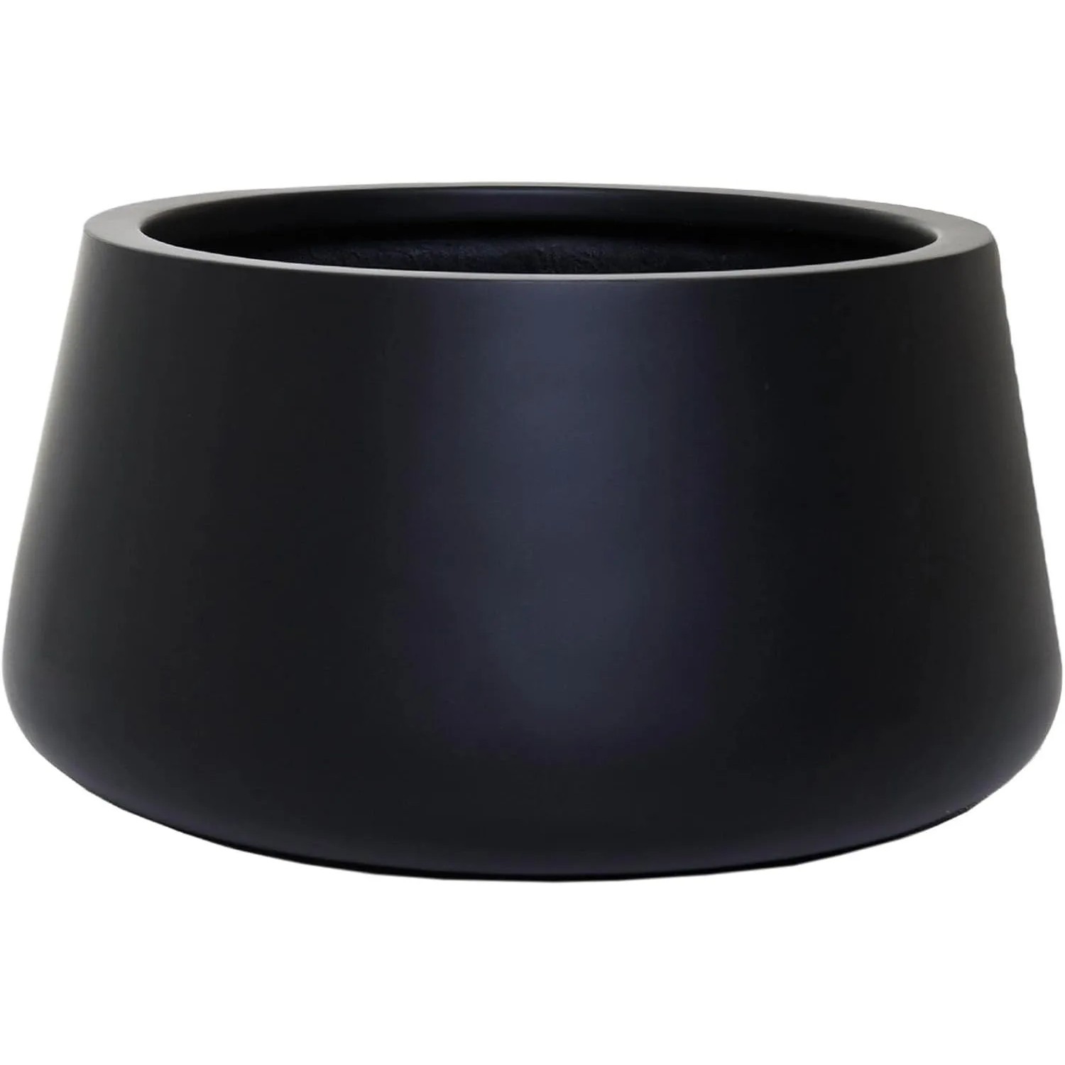 Vivanno Blumentopf Gordo 38 cm x 38 cm x 21 cm Schwarz