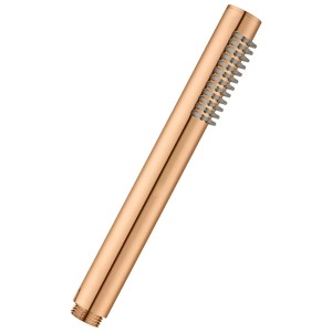 Kronenbach Stabhandbrause SUPRA Stick in Rose Gold, aus Messing mit Regenstrahl.