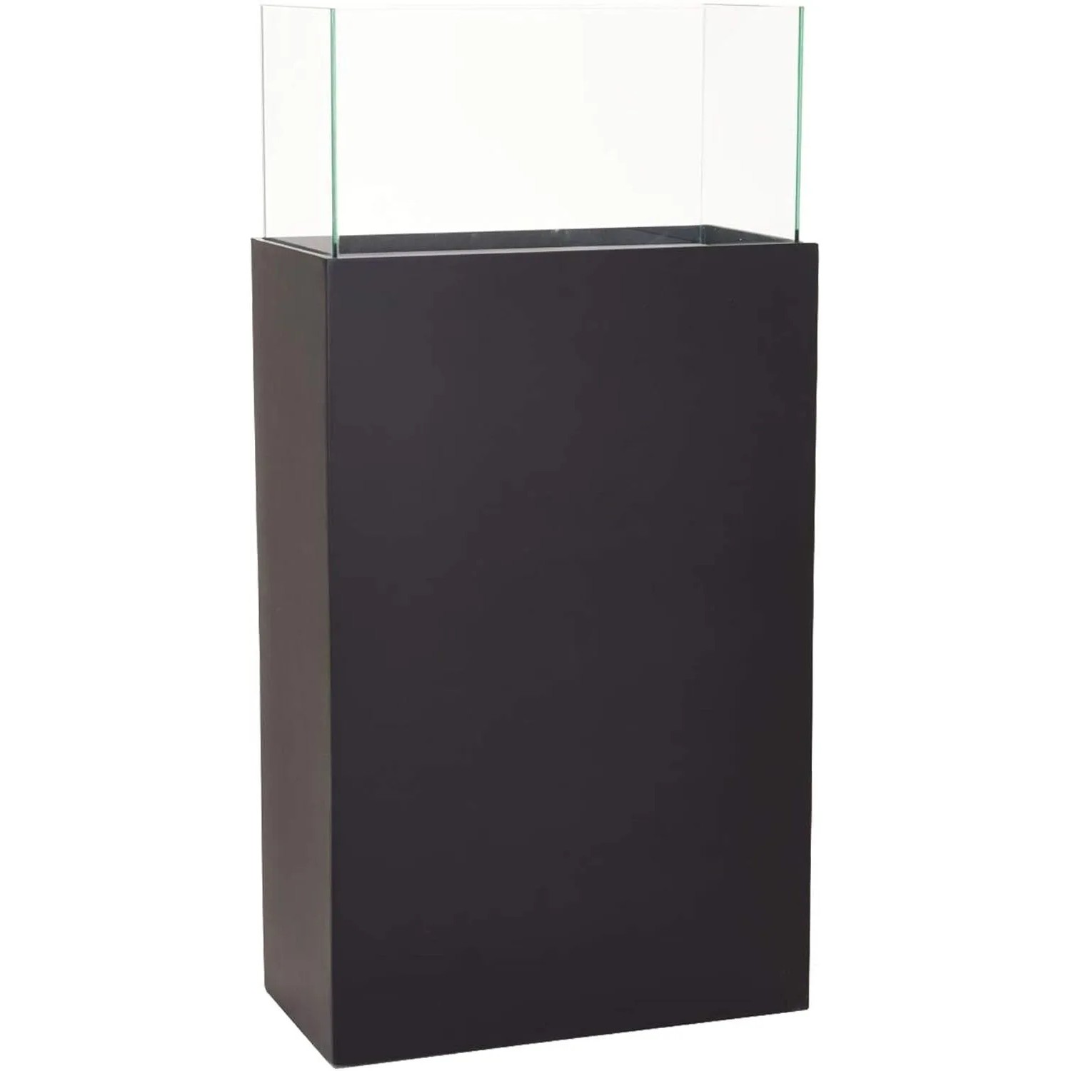 Vivanno Windlichtsäule Candela Xl 50 cm x 26 cm x 100 cm Schwarz