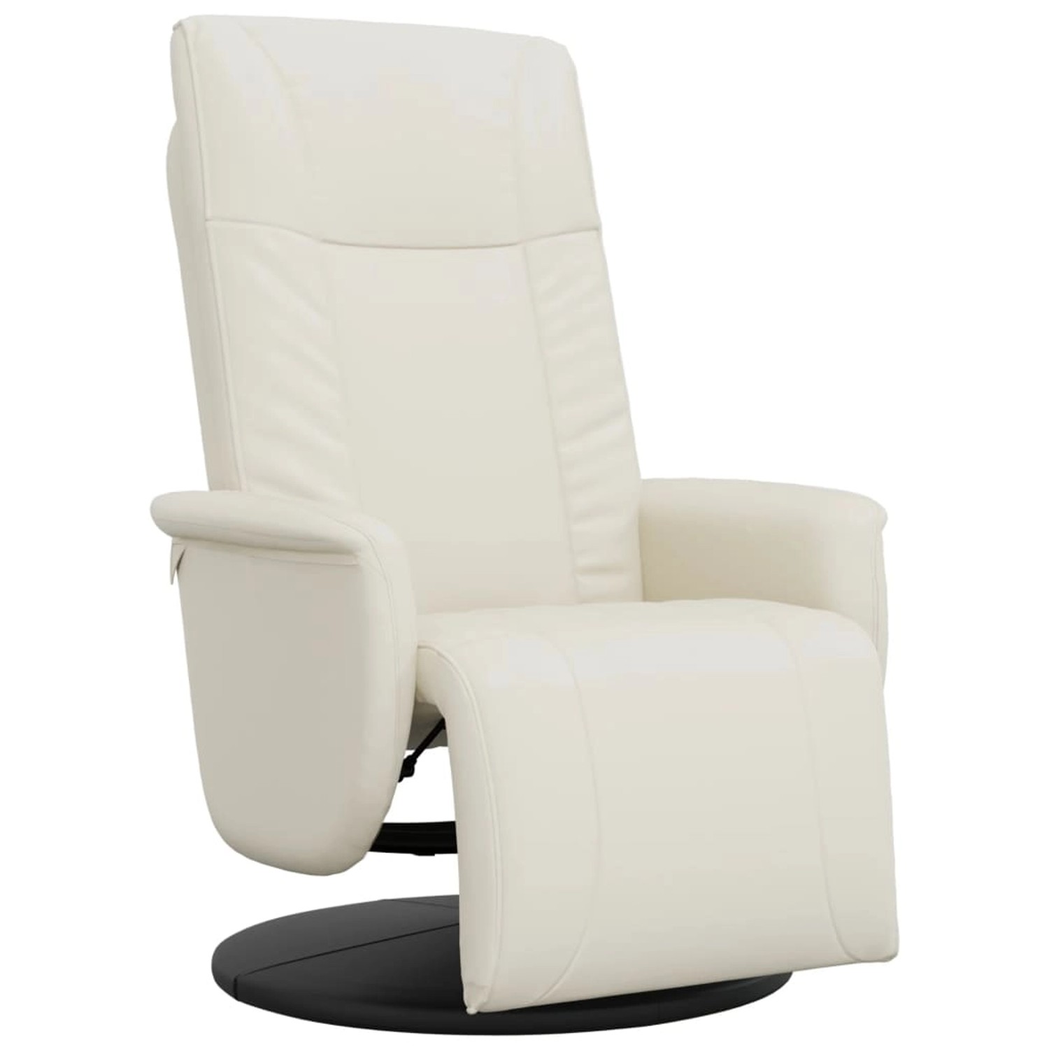 vidaXL Relaxsessel mit Fußteil Creme Kunstleder 356505 günstig online kaufen