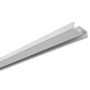 Weiße Gardinia Aluminium Vorhangschiene, 1-läufig, 150 cm lang.