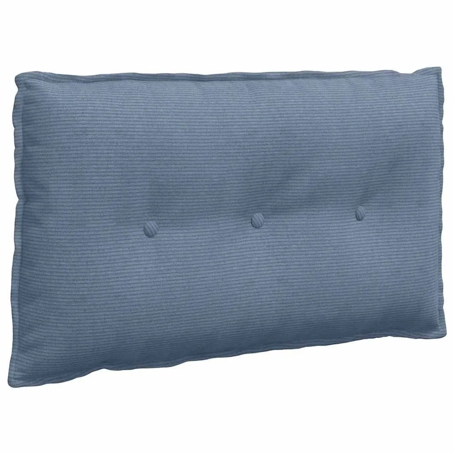 vidaXL Rückenkissen Blau 80 x 50 cm Cordstoff 42014739