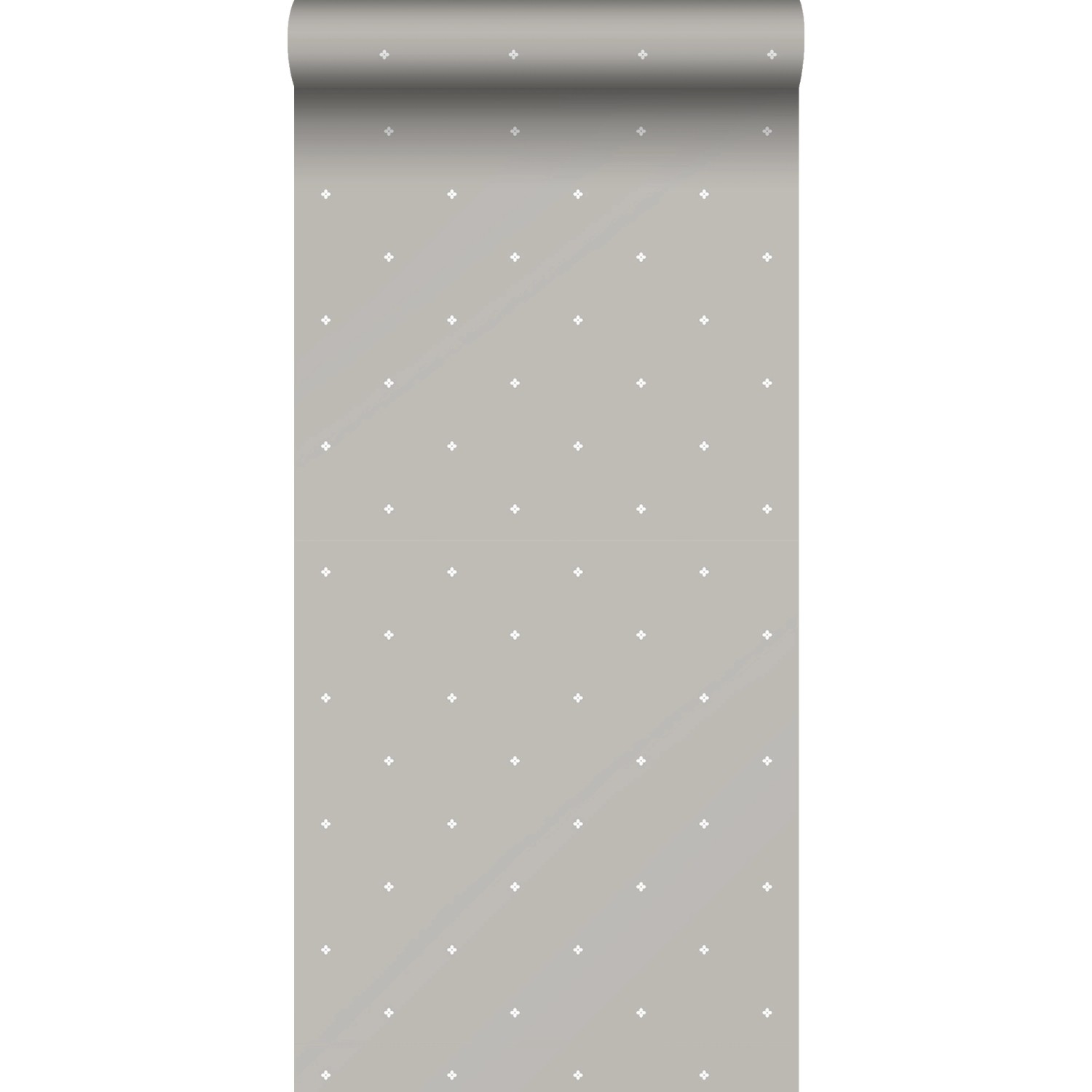 Sanders & Sanders Tapete Blumen Taupe Und Weiß 53 Cm X 10 M - 640413 günstig online kaufen