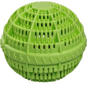Grüner Steuber Wäscheball Purclean für Waschmaschine, zur Reduzierung von Waschmittel.