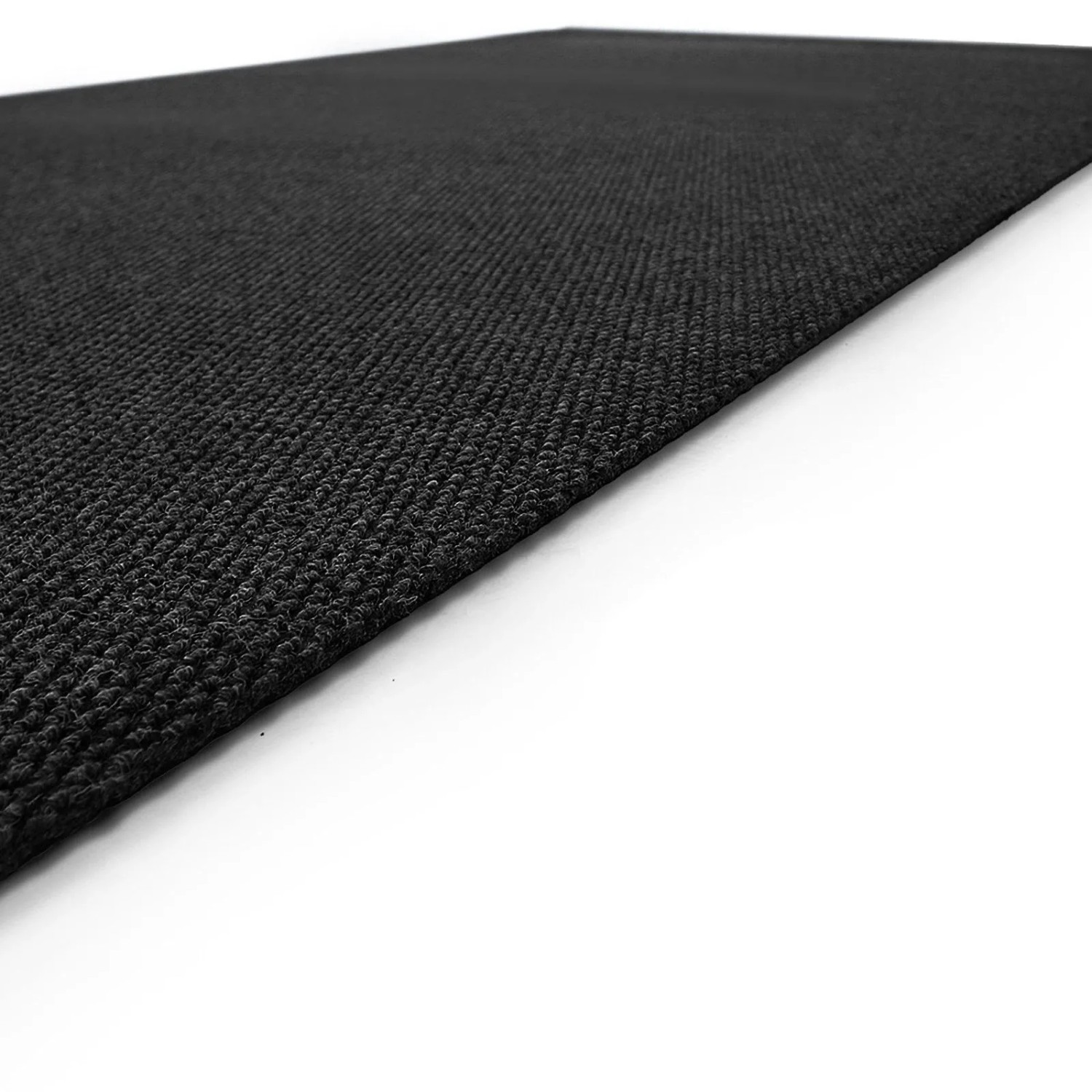 Floordirekt Schmutzfangmatte Hong Kong Extra Robust Rutschfest Schwarz 80 x 200 cm