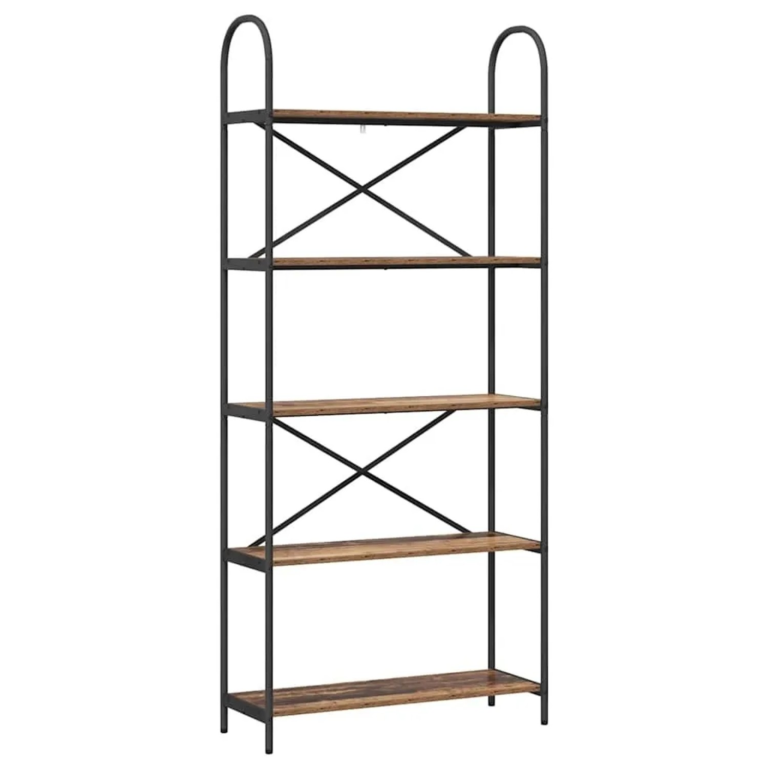 vidaXL Bücherregal Altholz 80 x 30 x 183 cm Holzwerkstoff 879891 günstig online kaufen