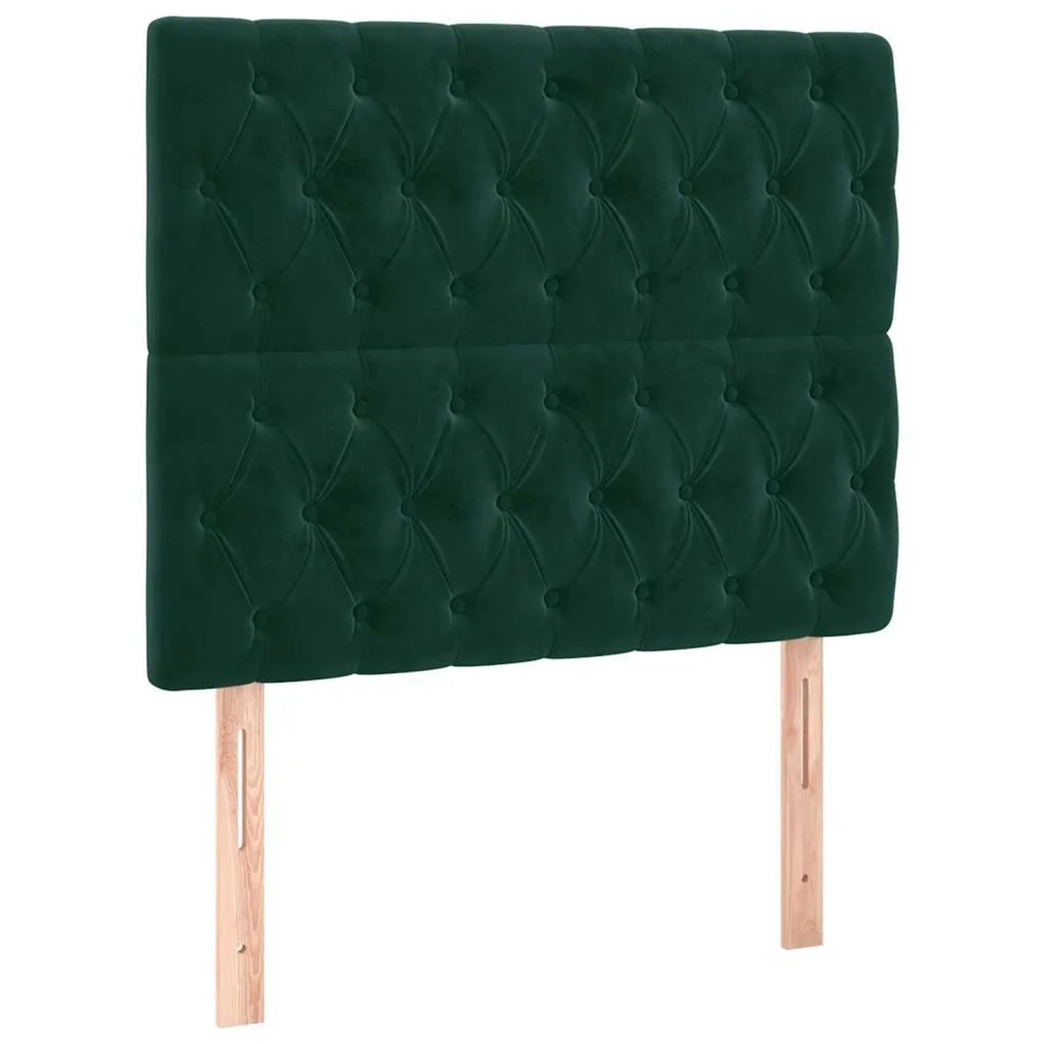 vidaXL Kopfteil Dunkelgrün 90x7x118/128 cm Samt 3116707