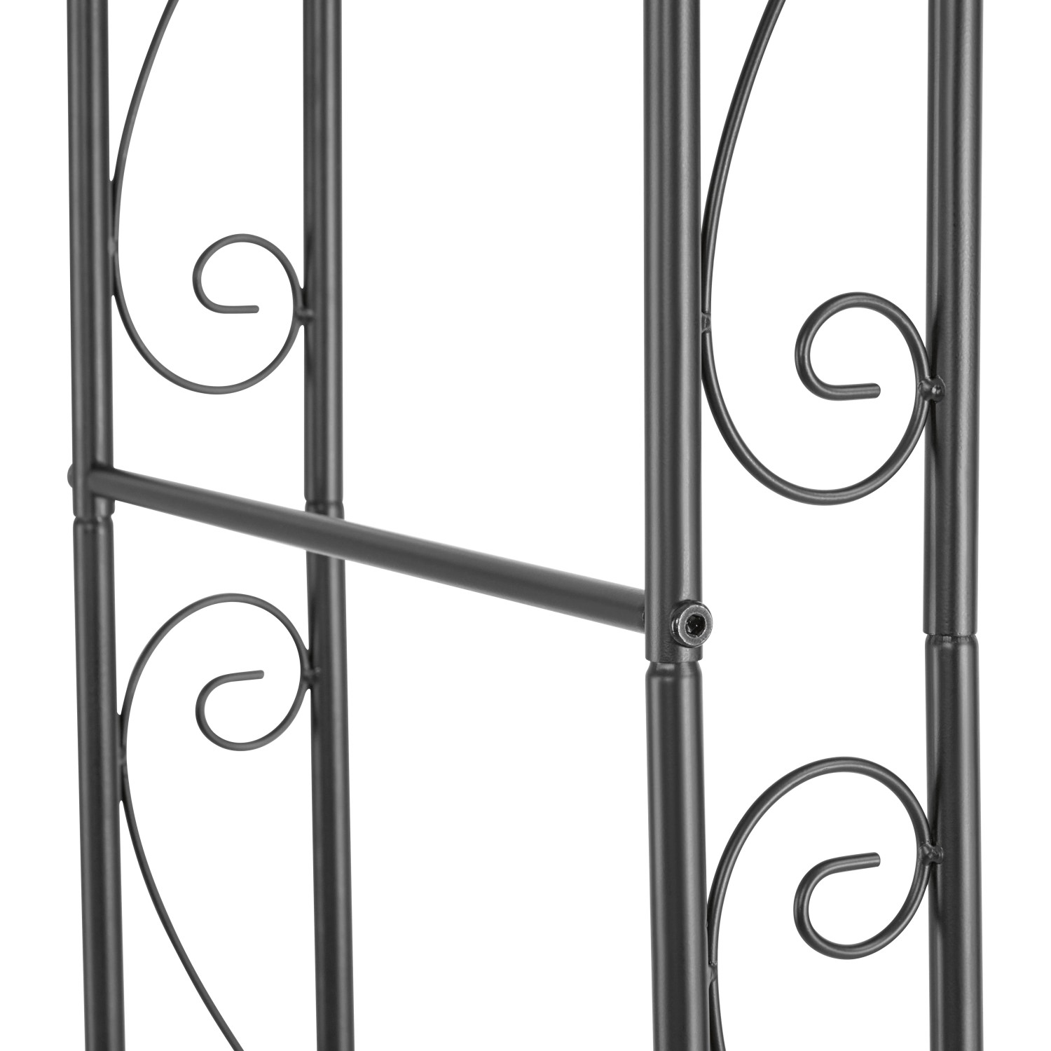 Rosenbogen Metall Schwarz 246 x 117 x 35,5 cm kaufen bei OBI