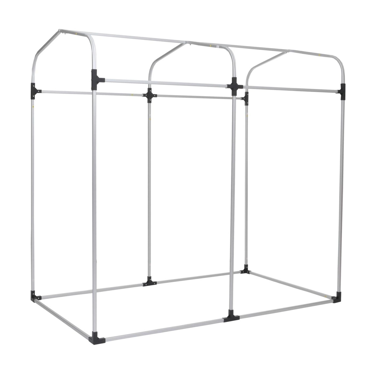 Fahrradgarage MCW N61, 201x121x201cm, Rahmen aus Aluminium. Ideal für 2-3 Fahrräder.