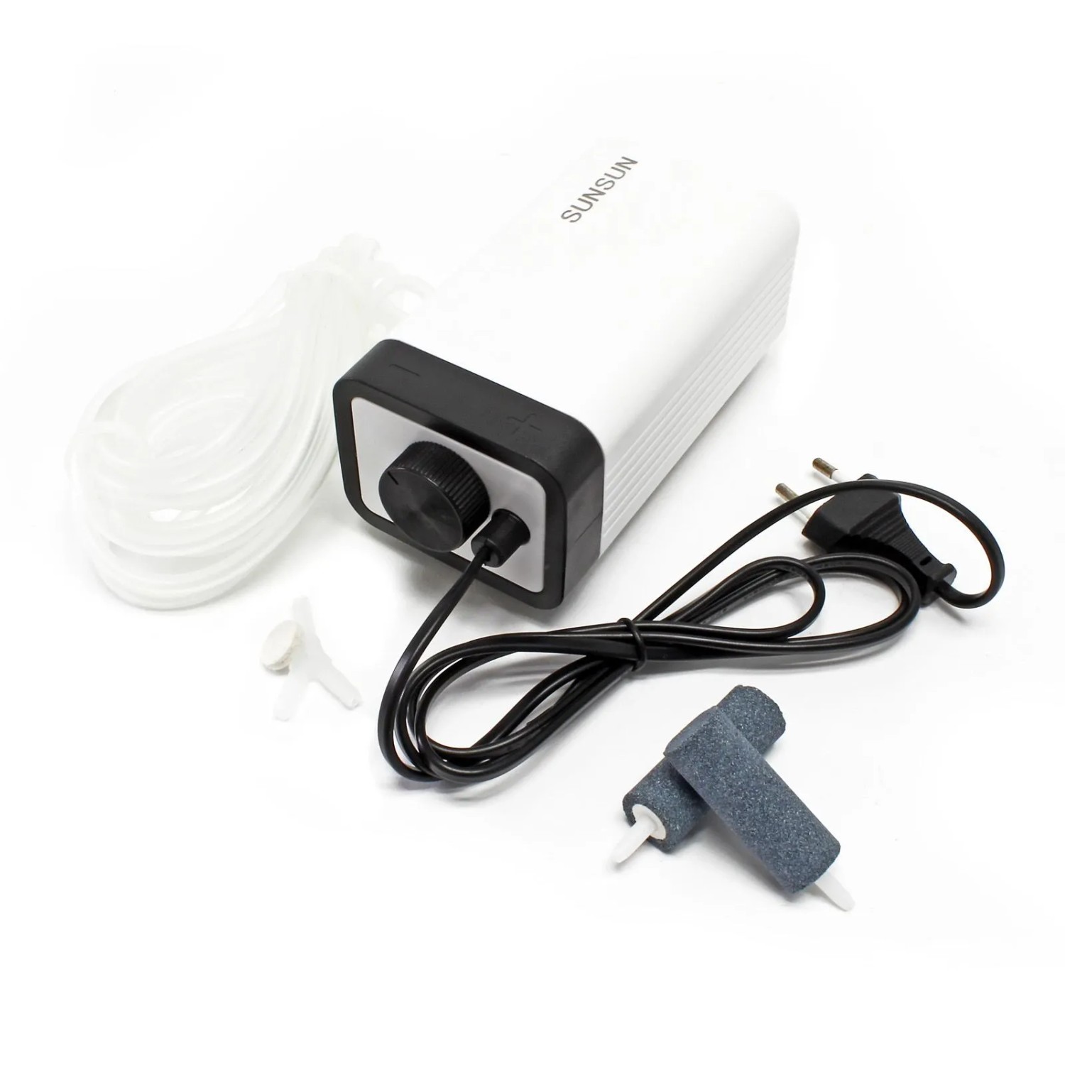 Sunsun Luftpumpe 402 Teichbelüfter 2X28 L/Min 4 W Sauerstoffpumpe Eisfreihalter