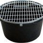 Verzinktes Intergarden Abdeckgitter, Ø 100 cm, für Brunnen, Becken und Wasserspiele.