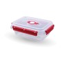 Bestlivings Frischhaltebox, 0,9L, rot, mit Deckel. Lunchbox für Vorratsdosen.