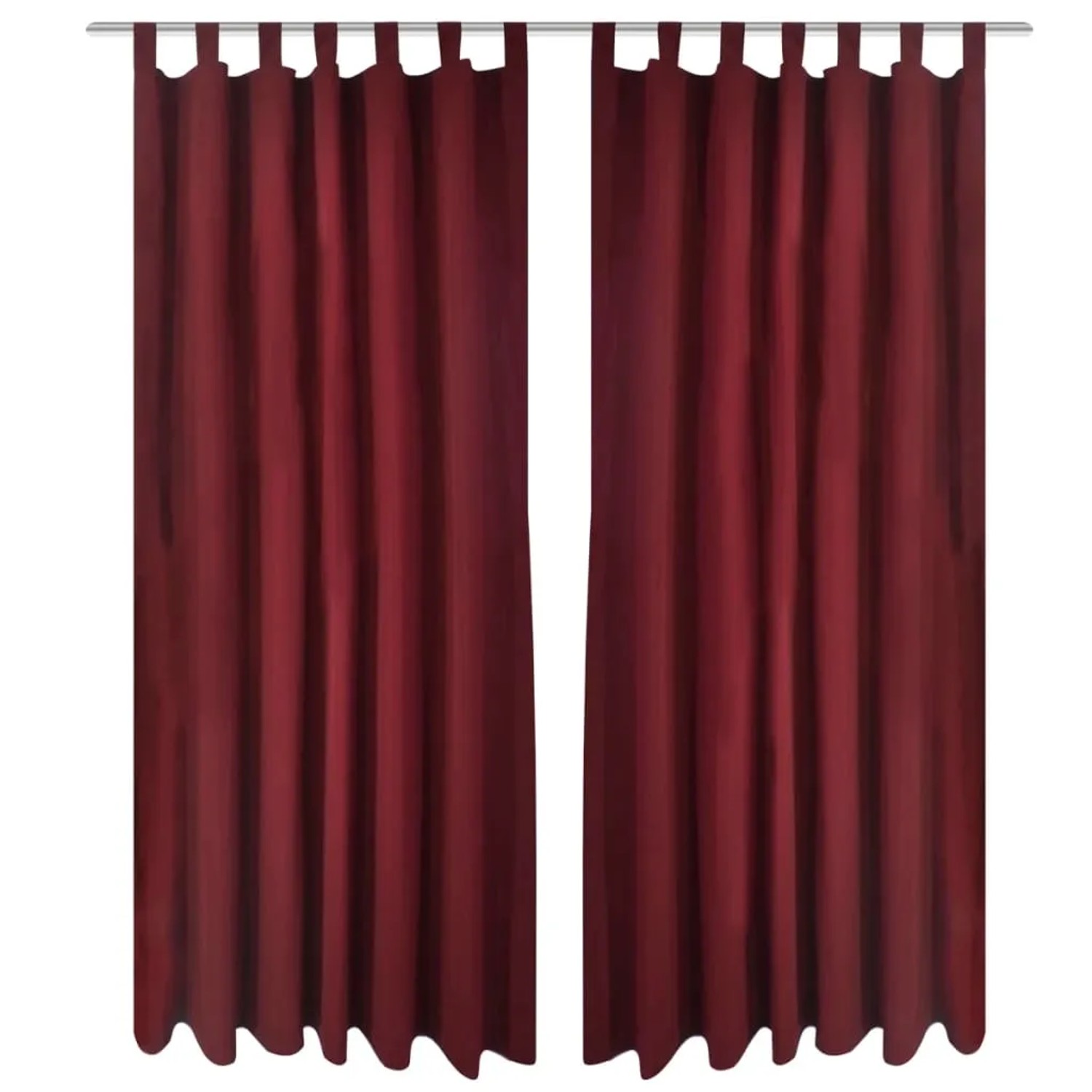 Fransenborte Mit Quasten – Dunkelrot, 2,5 Cm Breit, 22 M Lang, Aus Polyester Für Nähen & Dekoration