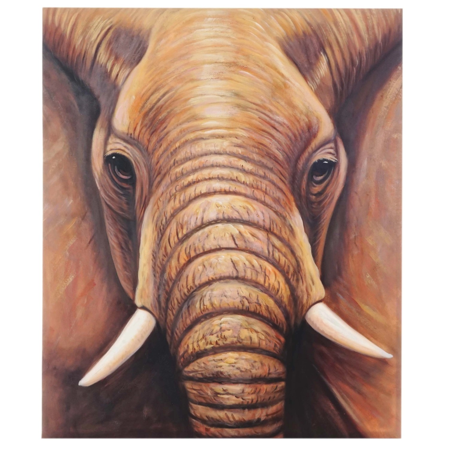 MCW Ölgemälde Nahaufnahme Elefant Handgemalt günstig online kaufen