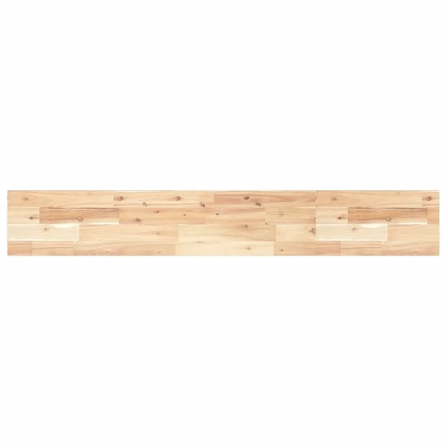 vidaXL Schweberegal 120x20x2 cm Massivholz Akazie Unbehandelt 3279351