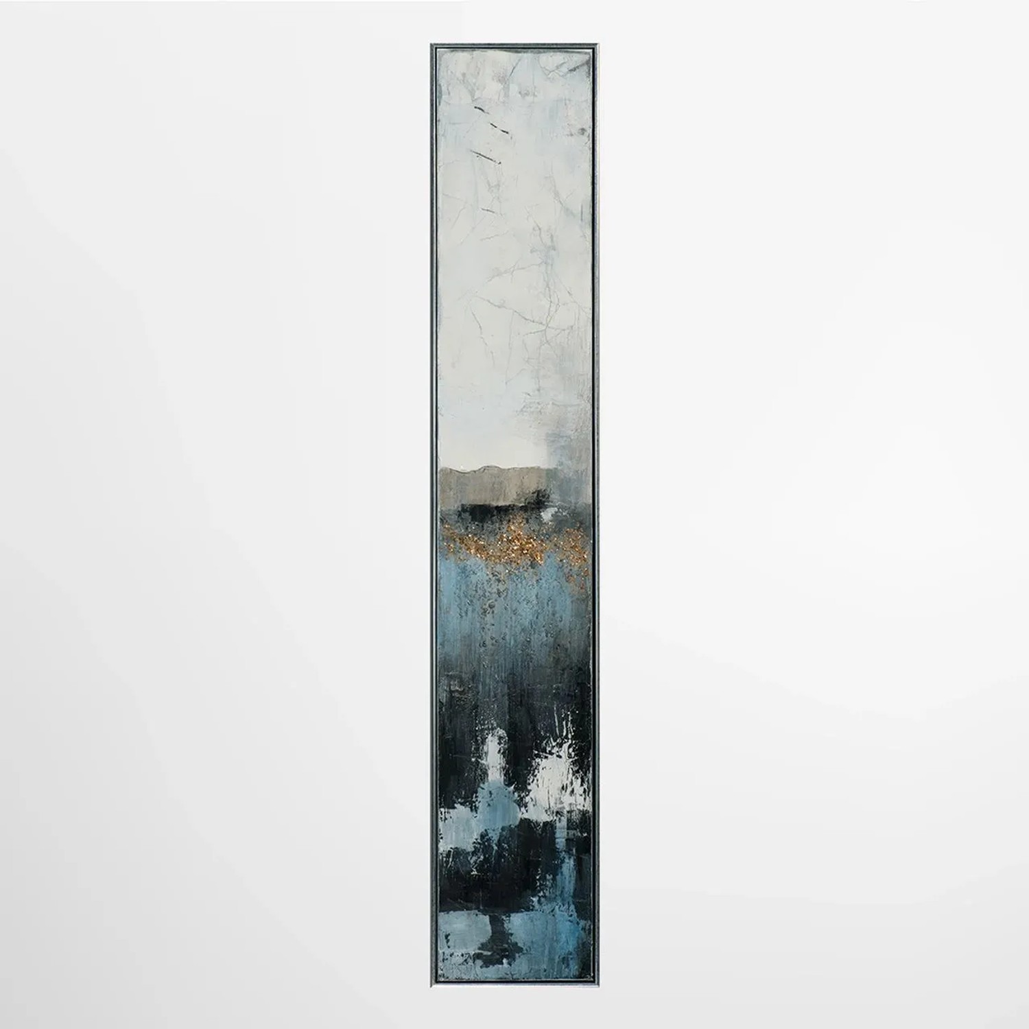 Art Universe Leinwandbild Schlanke Farbspiegelung 27 x 152 cm