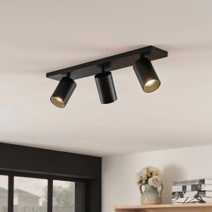 Arcchio Strahler Brinja 9928019 Modern in Schwarz aus Aluminium 3-flammig GU10 Flurleuchte