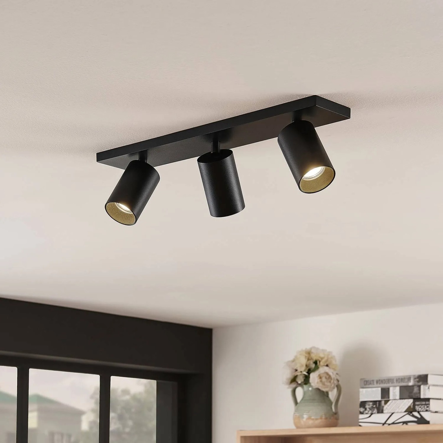 Arcchio Strahler Brinja 9928019 Modern in Schwarz aus Aluminium 3-flammig GU10 Flurleuchte_3